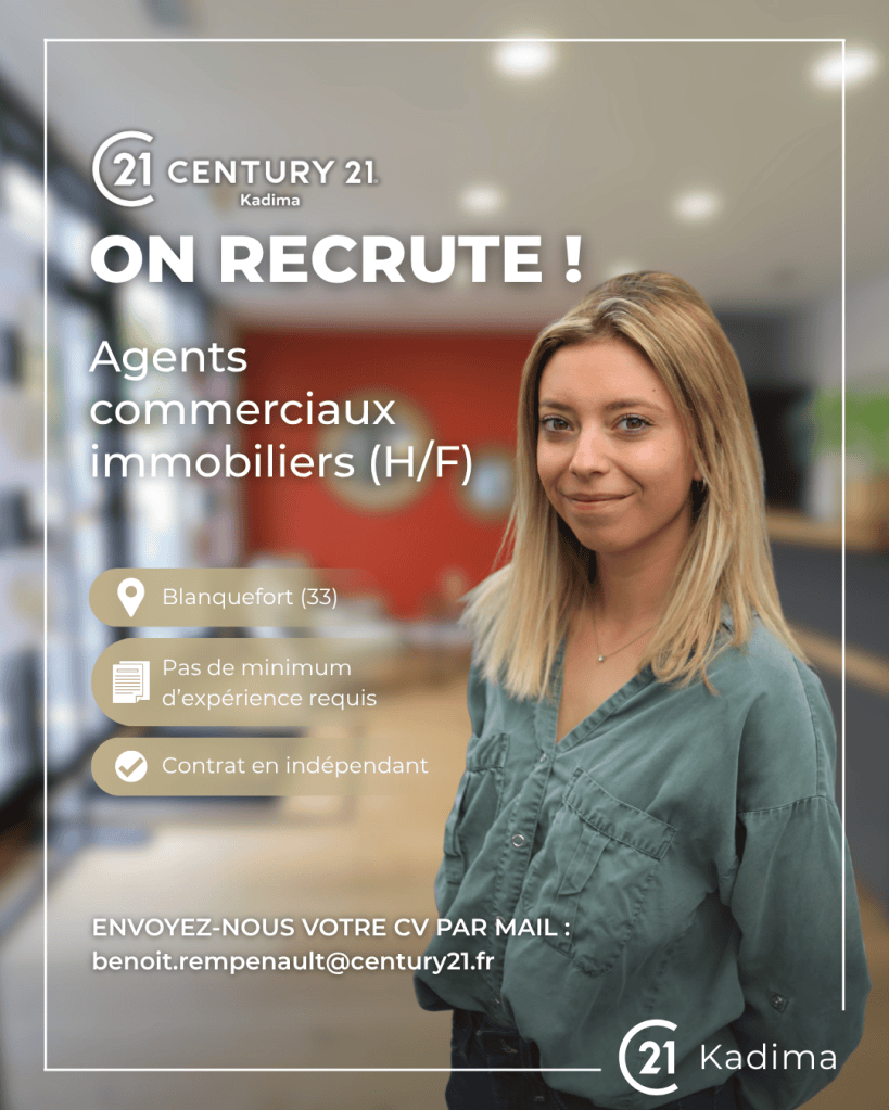 Publication réseaux sociaux réalisée pour Century 21 Kadima