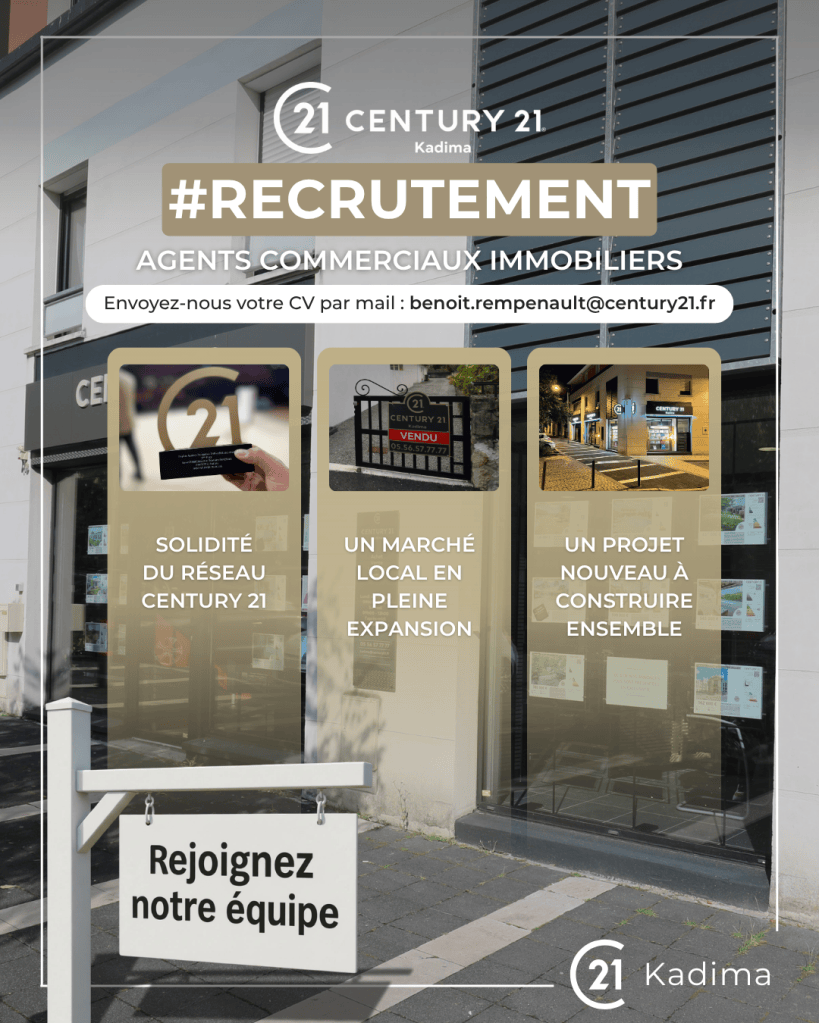 Publication réseaux sociaux réalisée pour Century 21 Kadima