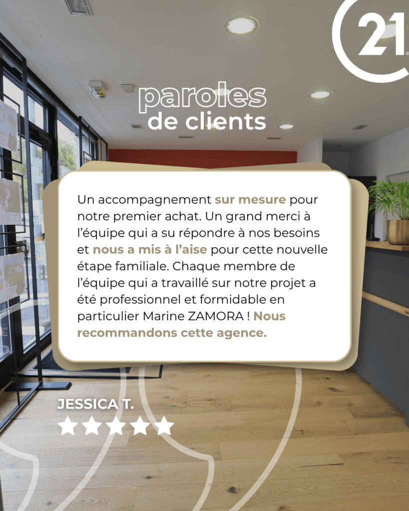 Publication réseaux sociaux réalisée pour Century 21 Kadima