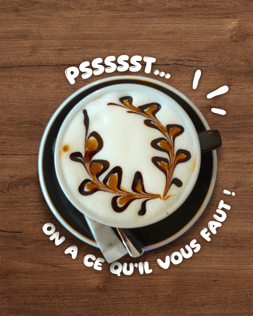 Publication réseaux sociaux réalisée pour un coffee shop