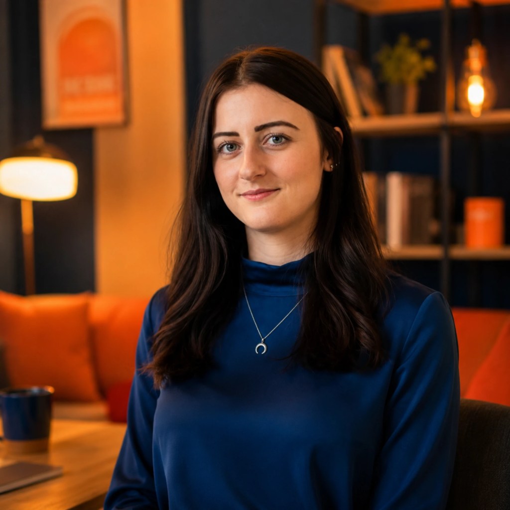 Mathilde Lelong dans un espace de travail chaleureux
