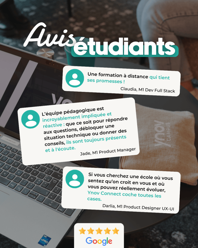 Publication organique réalisée pour Ynov Connect